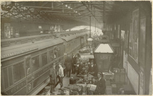 Inside the Berwick trainshed