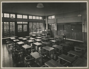 A Stannington Sanatorium classroom pictured in the 1930s (ref: HOSP-STAN 11/1/13)